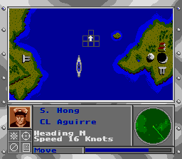 Super Battleship screenshot 3 for Sega Genesis